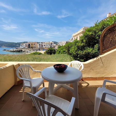 Playa Canadell MAR P primera línea de mar con terraza Calella De Palafrugell Exterior foto